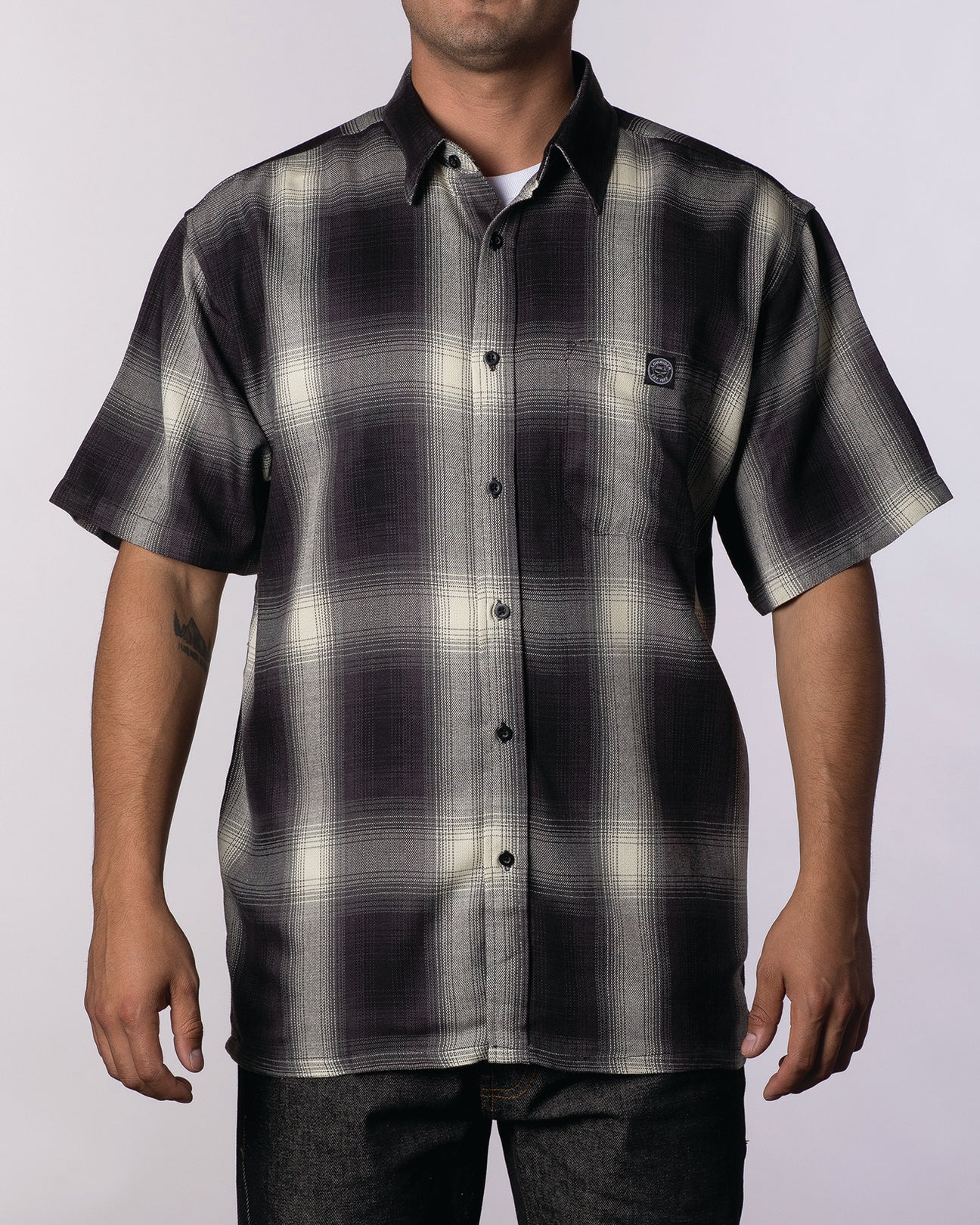VETERANO SHORT SLEEVE BUTTON SHIRT
