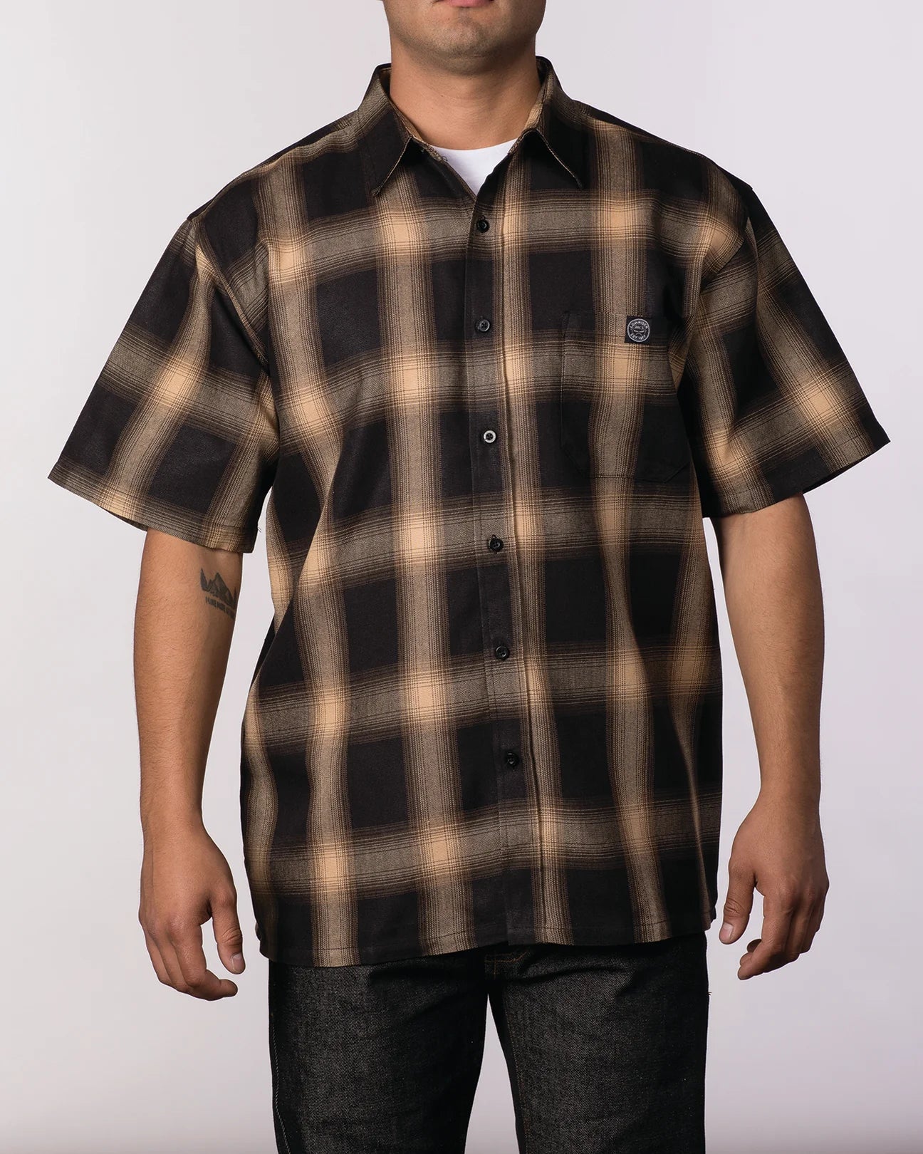 VETERANO SHORT SLEEVE BUTTON SHIRT