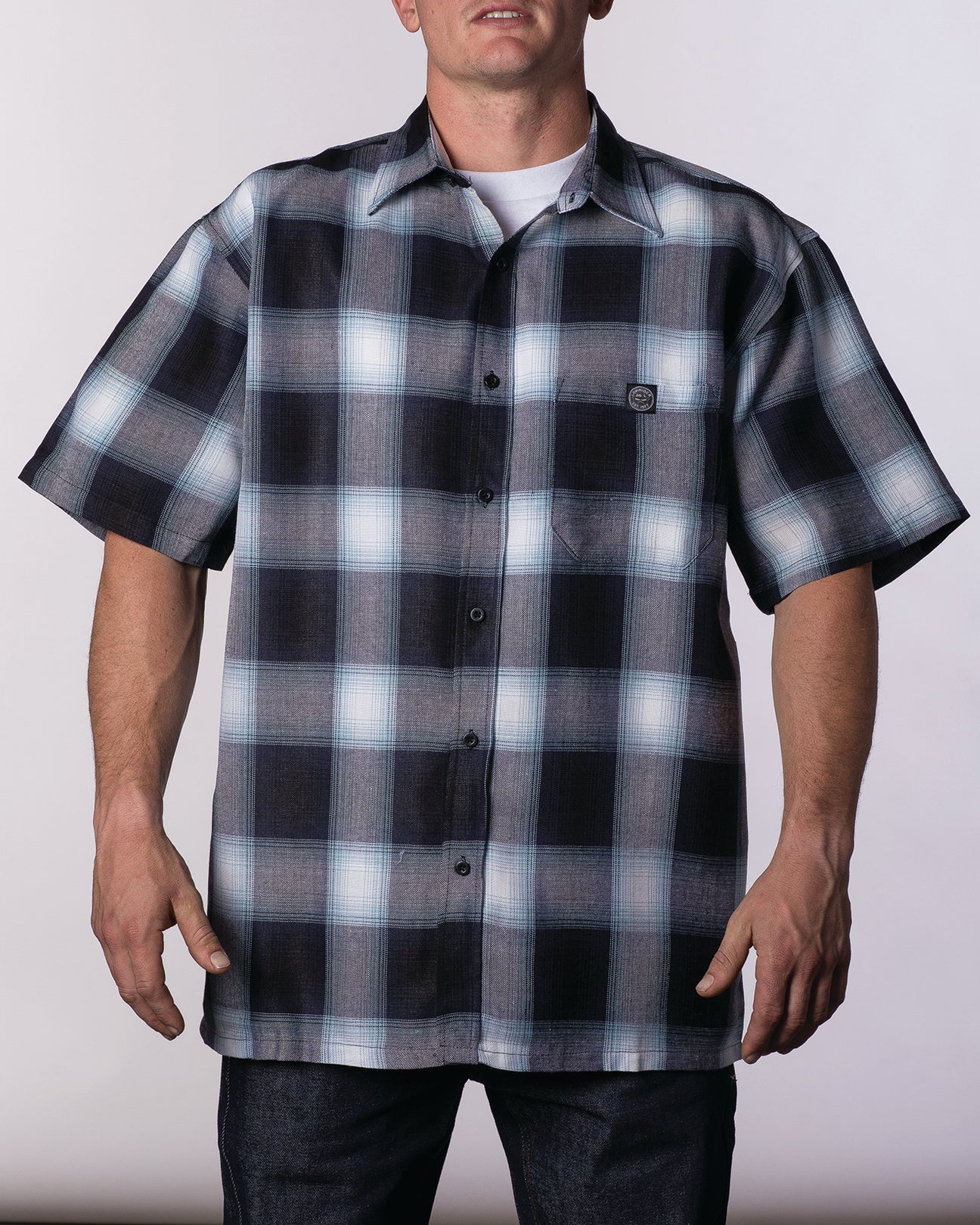 VETERANO SHORT SLEEVE BUTTON SHIRT