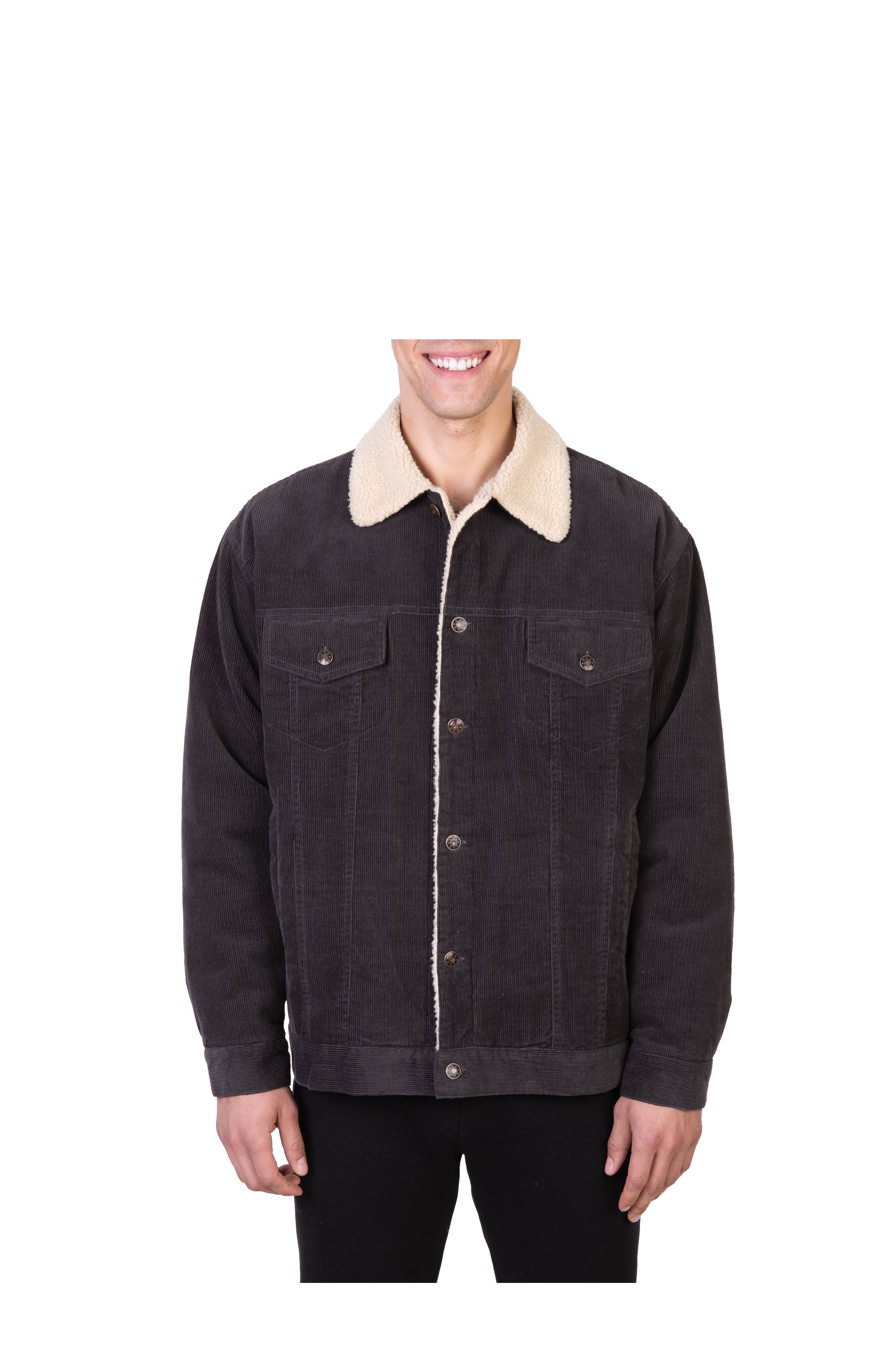 Sherpa Lined Corduroy Trucker Jacket