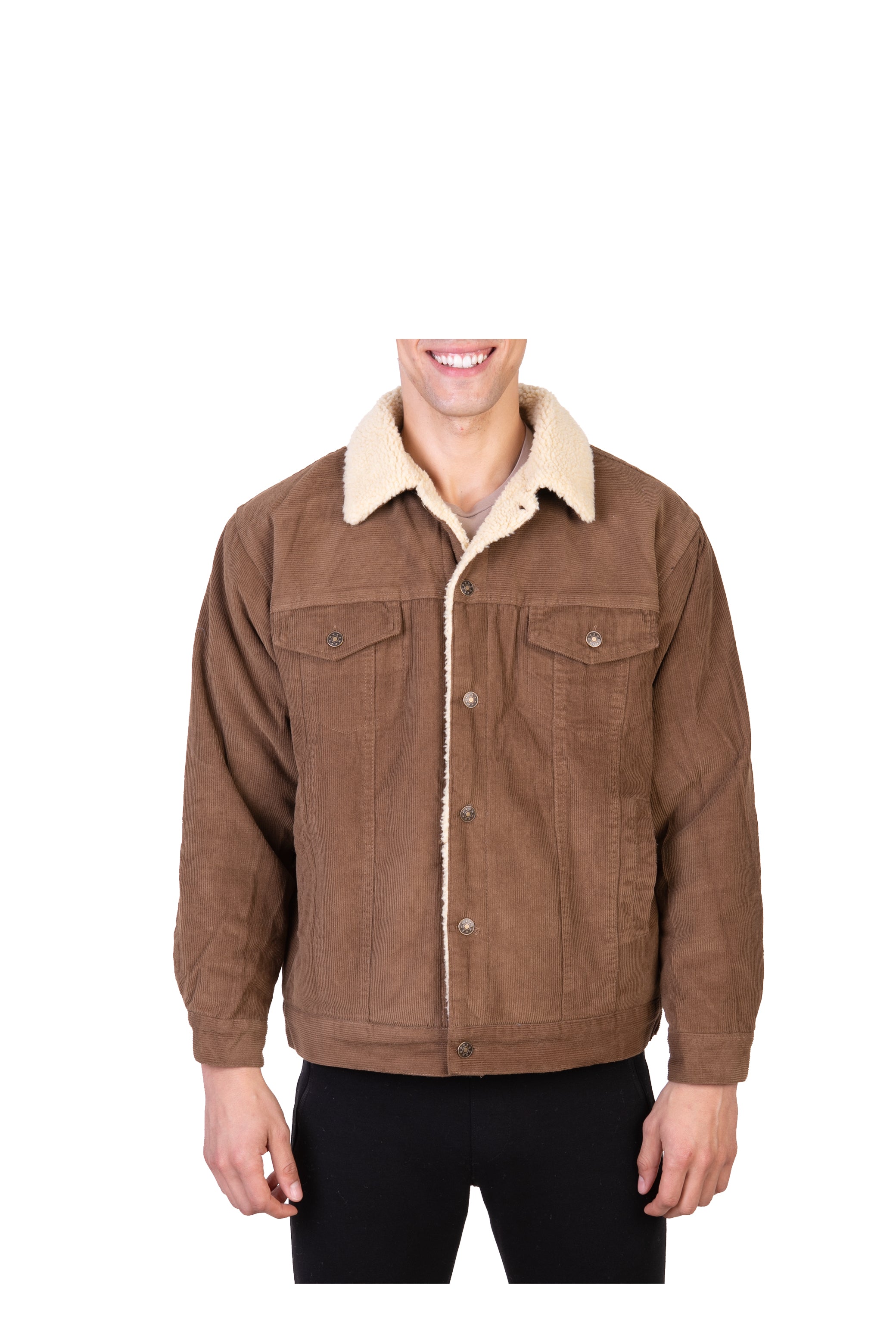 Sherpa Lined Corduroy Trucker Jacket