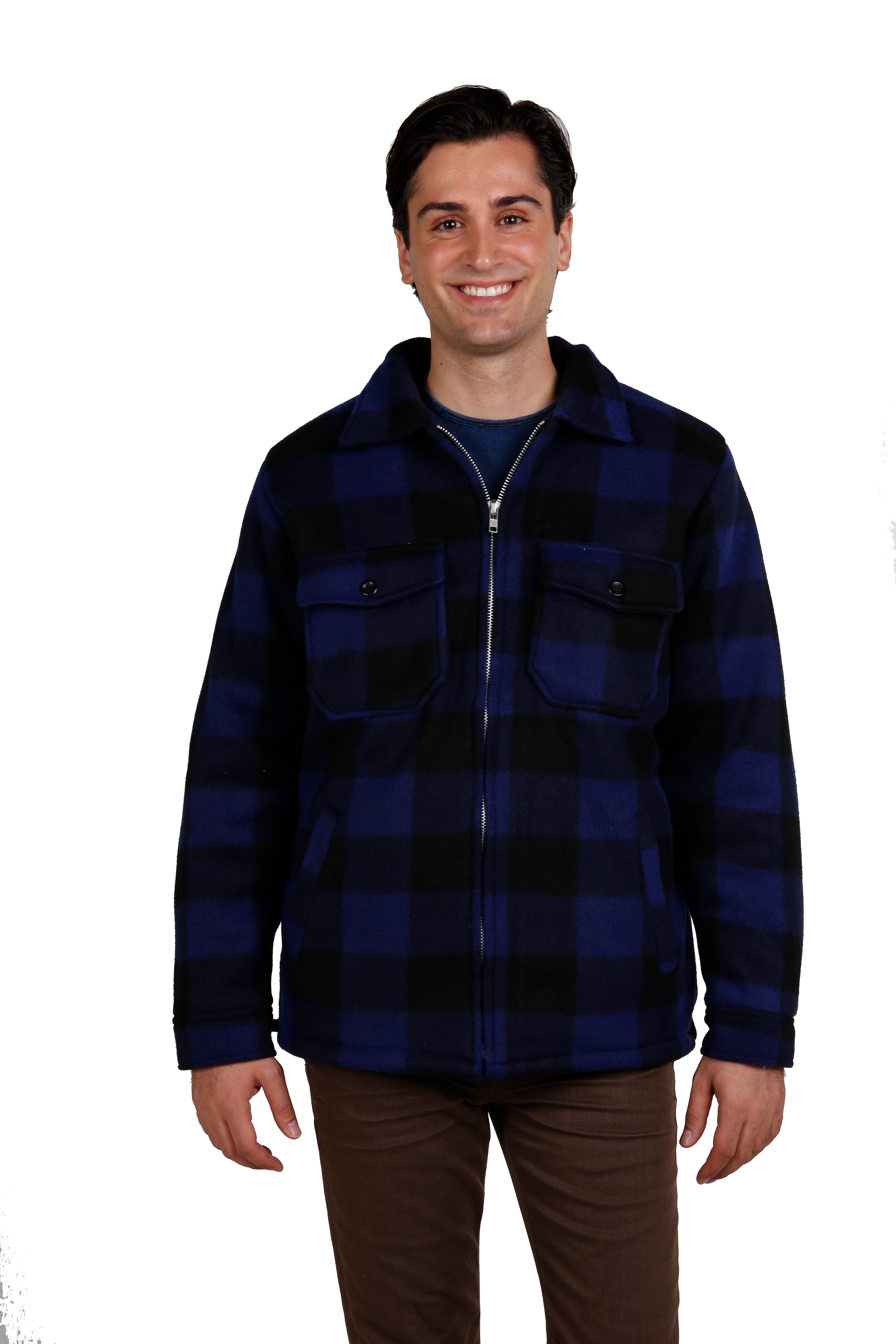 Buffalo Plaid Polar Fleece Jacket