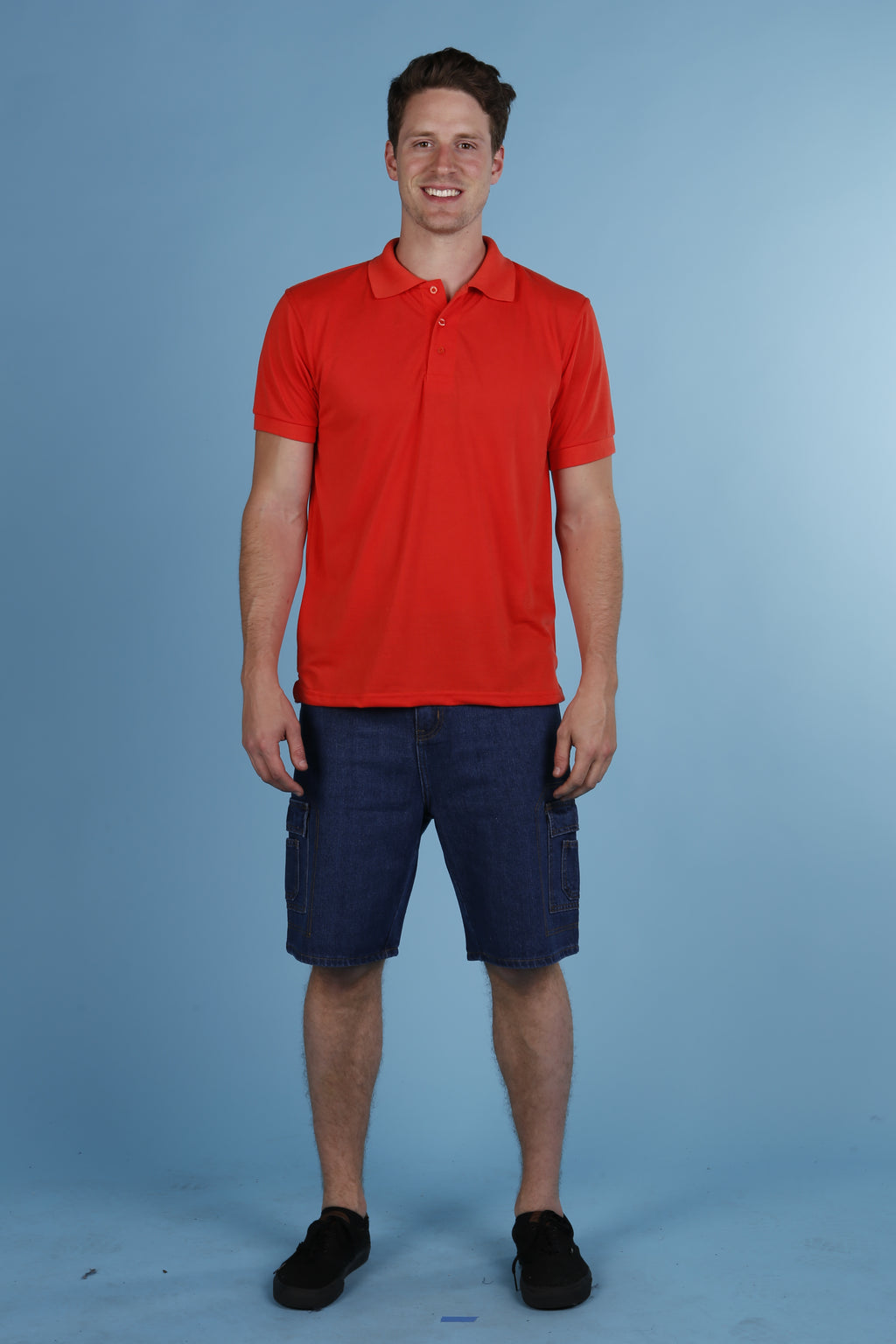 Oscar Sports TC06 classic pique polo shirt in orange