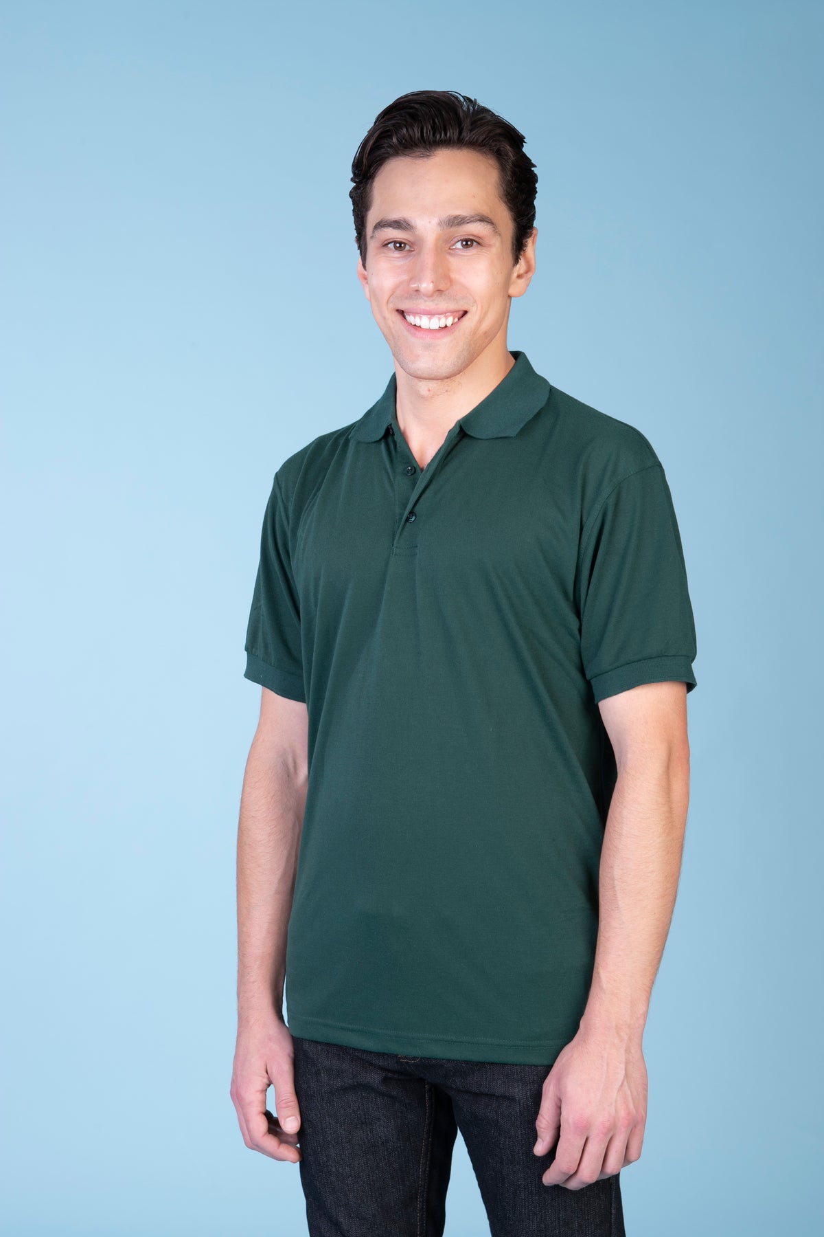 Oscar Sports TC06 classic uniform polo shirt in hunter green