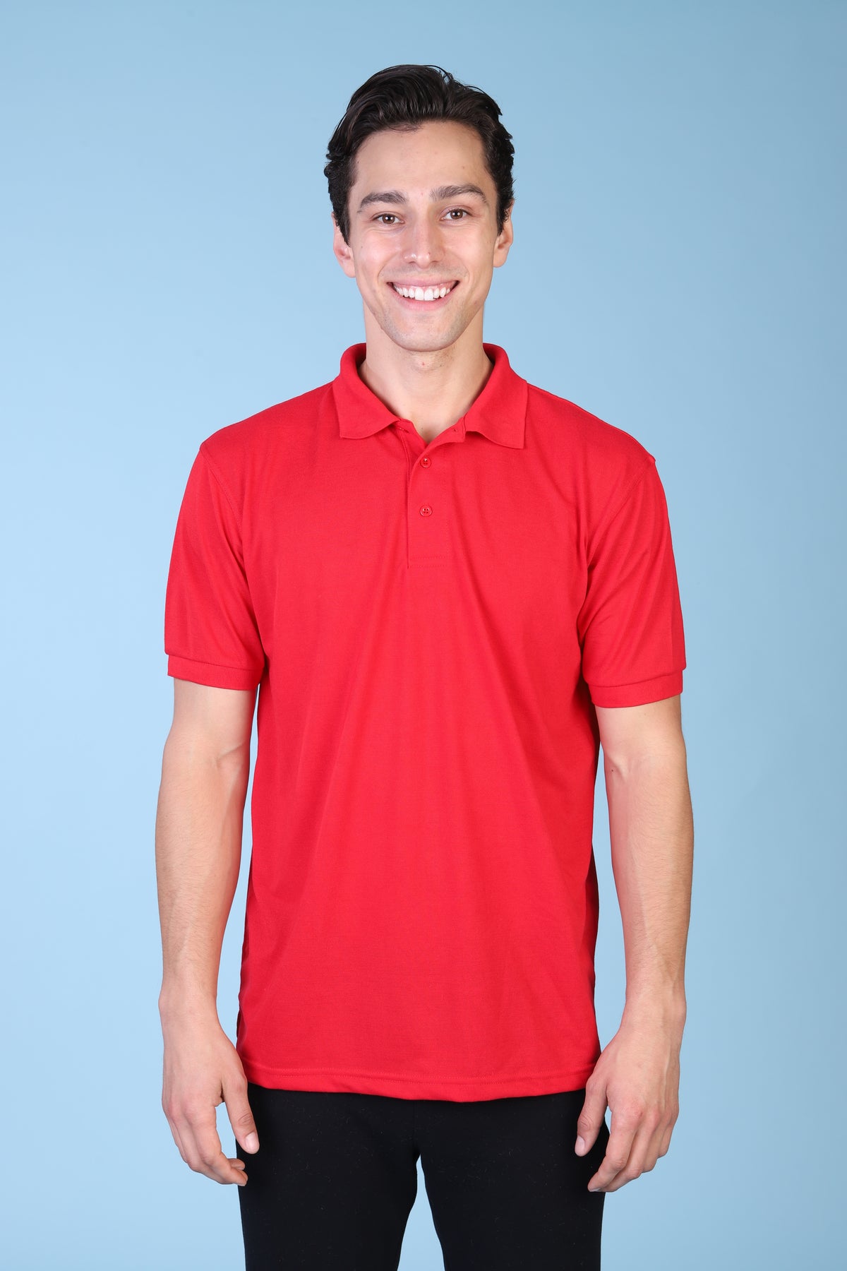Oscar Sports TC06 classic uniform polo shirt in red