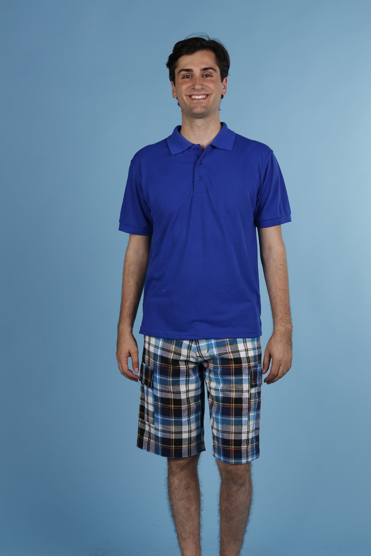 Oscar Sports TC06 classic uniform polo shirt in royal blue
