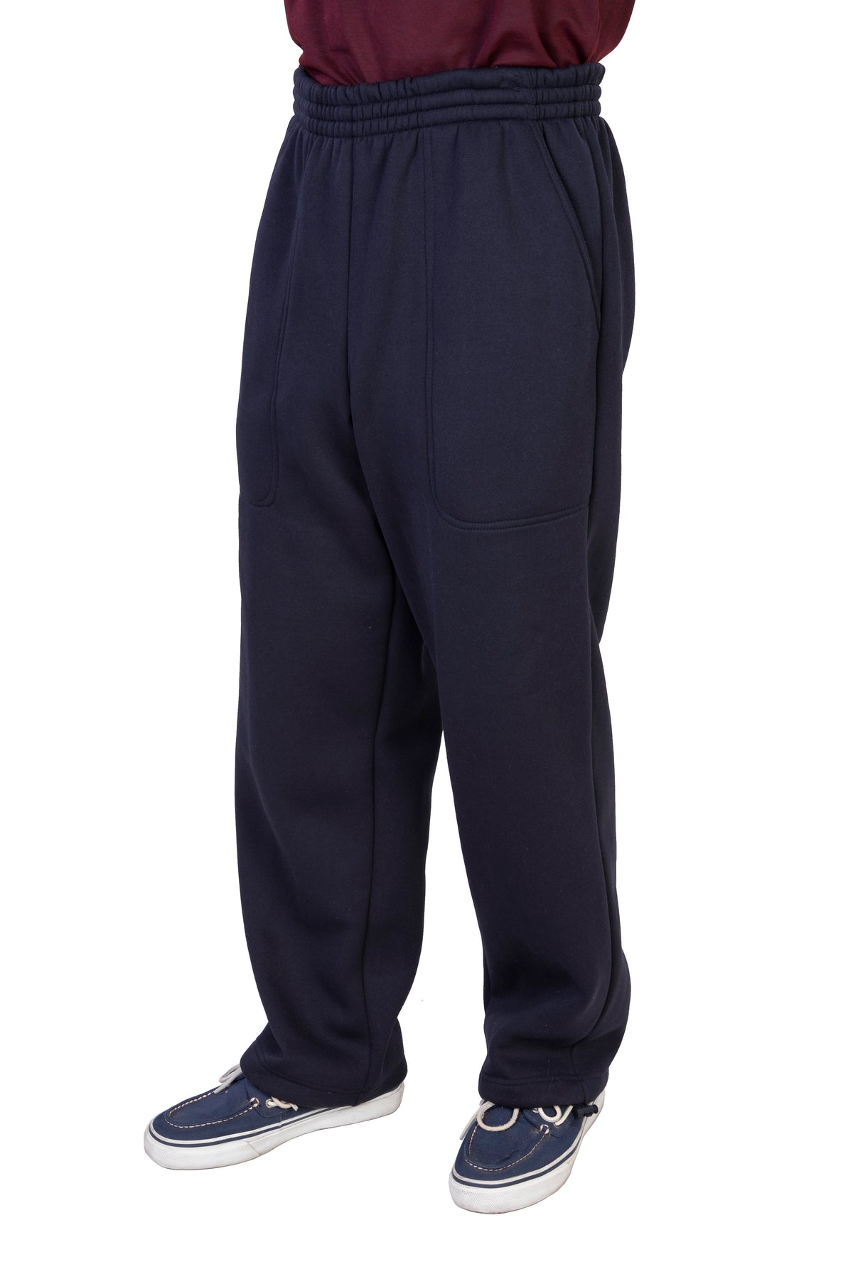 Maxxsel Apparel P0689 men's fleece sweatpants in navy prepack