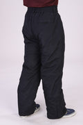 Maxxsel Apparel P5000 men's padded waterproof ski pants in black, back view