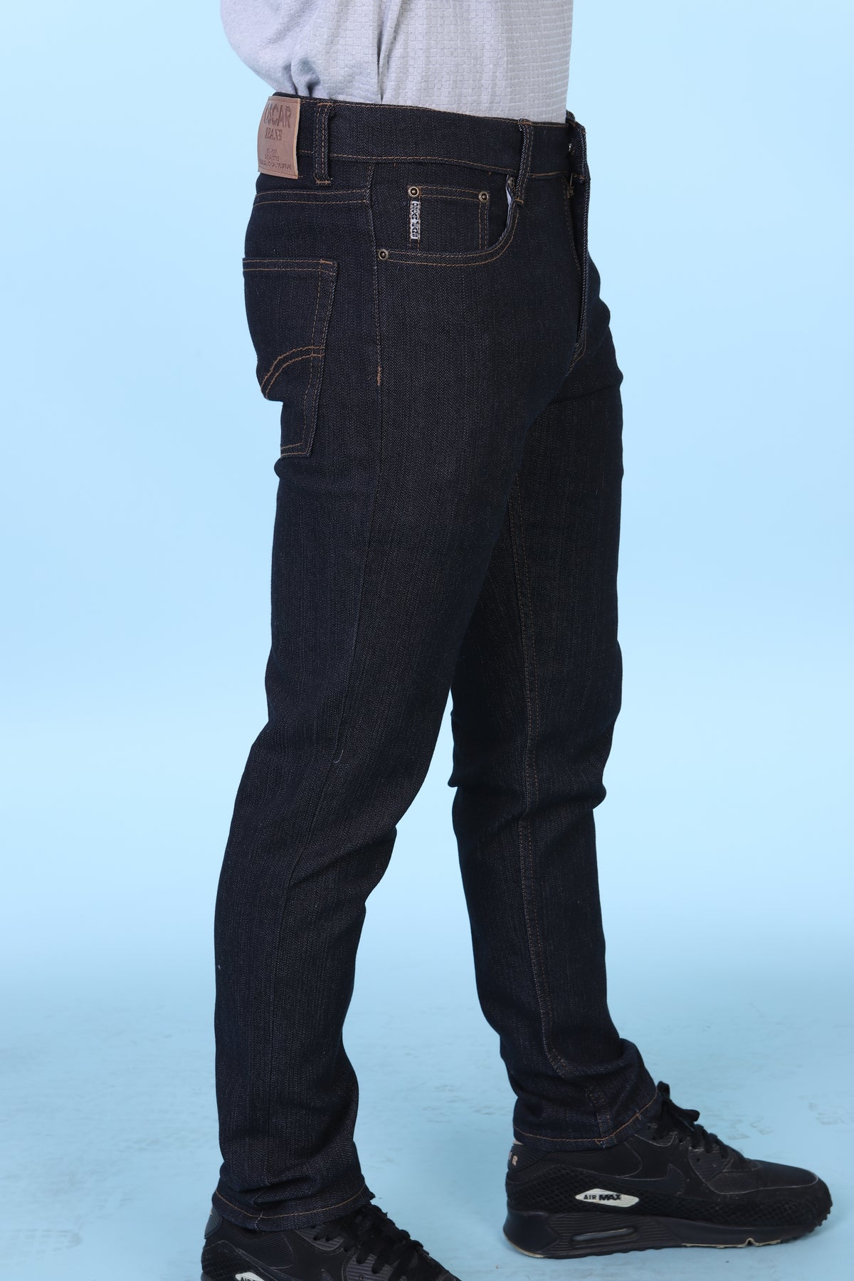 Oscar Jeans CA4511 skinny fit stretch jeans in black denim prepack