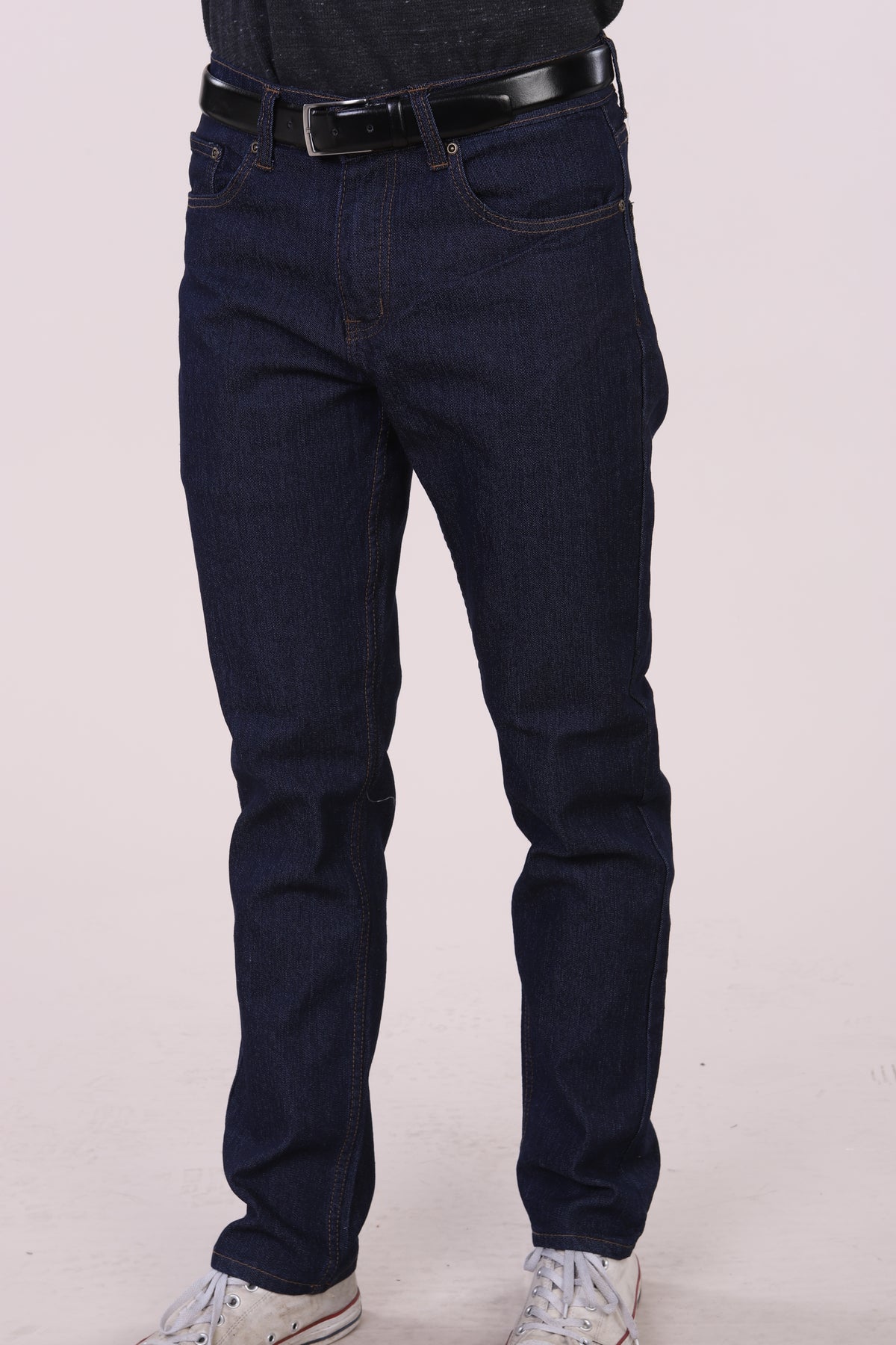 Oscar Jeans CA4511 skinny fit stretch jeans in blue indigo denim, detail