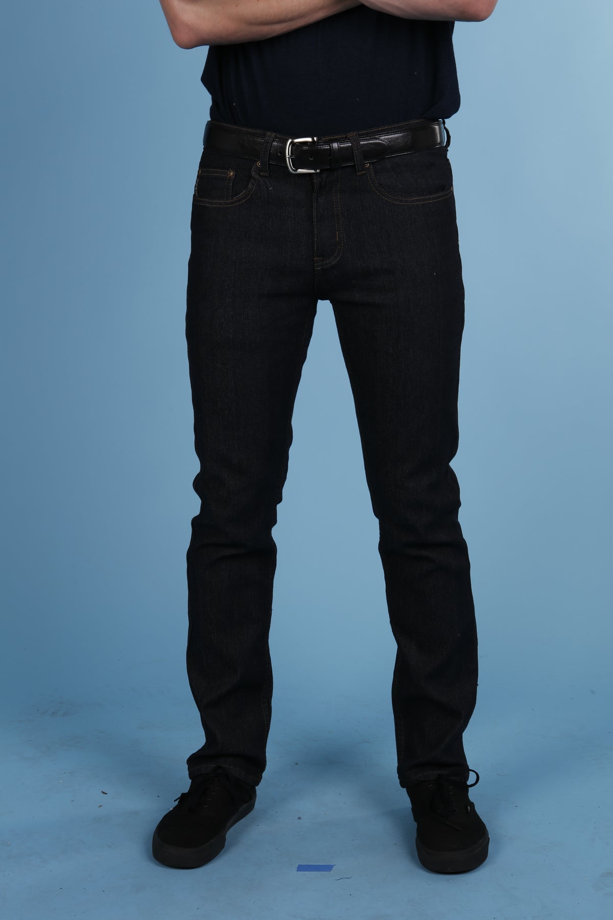 Oscar Jeans CA4511 skinny fit stretch jeans in ring-spun black denim prepack