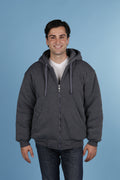 Maxxsel Apparel M1071 men's thermal lined heavy duty work hoodie in charcoal prepack