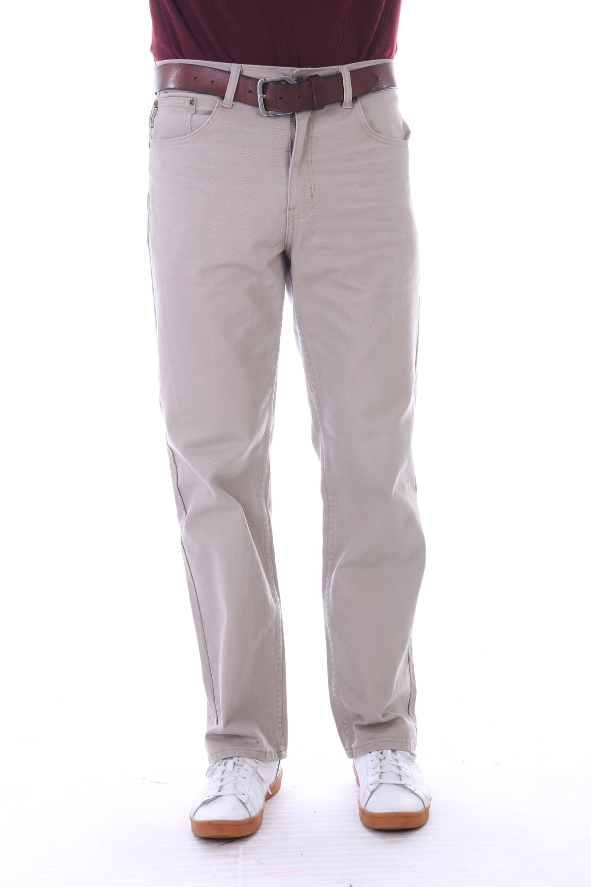 Oscar Jeans CA999 twill five-pocket pants in khaki, detail
