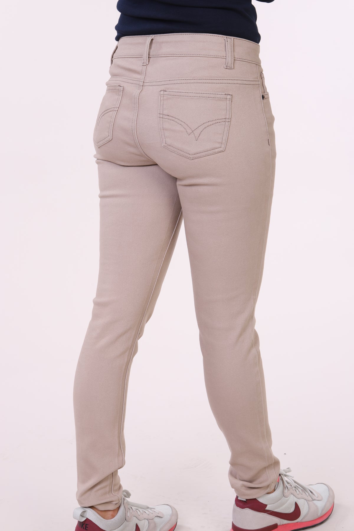 Oscar Jeans WA888 women's skinny stretch jeans in khaki prepack